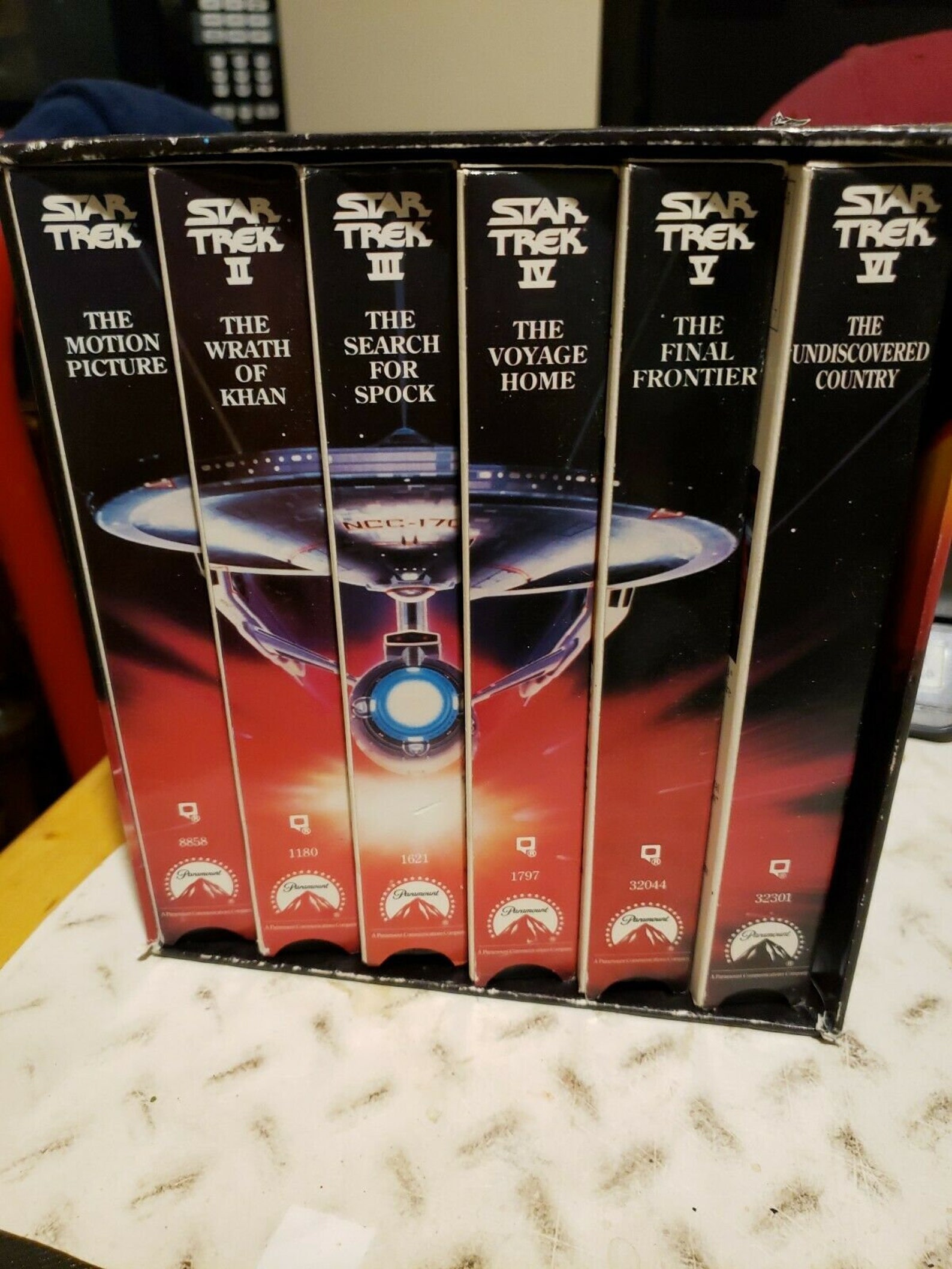 star trek vhs movie collection