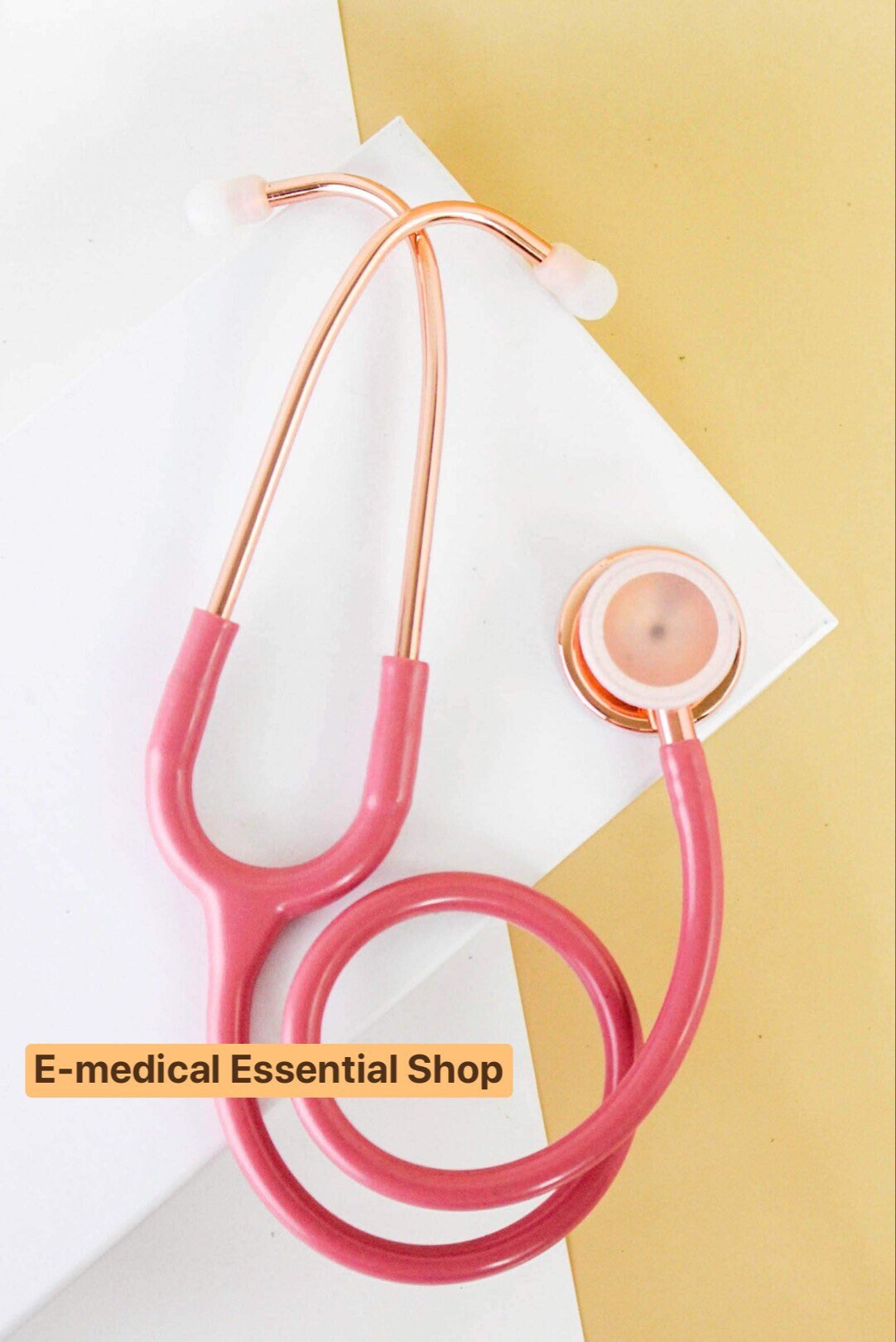 Pink with Rosegold Double Head Stethoscope Medical Great Etsy