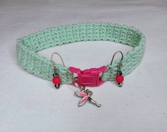 tinkerbell dog collar