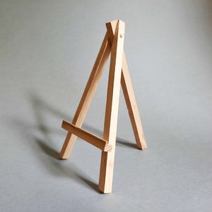 Easel Mini Canvas Holder Wooden Stand for Hoop Embroidery & Cross-stitch  Display 6 Inch 2 Pieces 