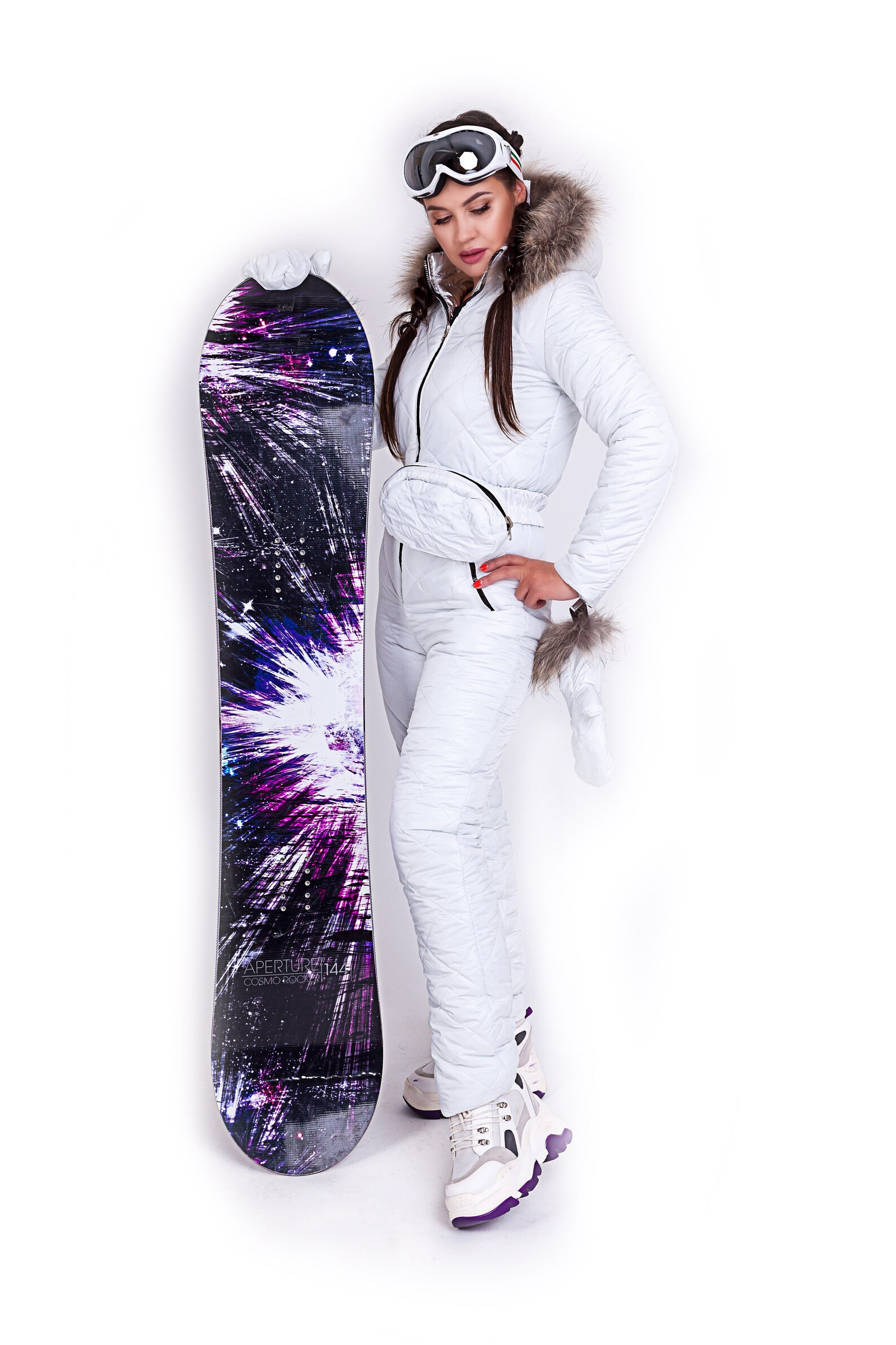 stylischer skianzug damen