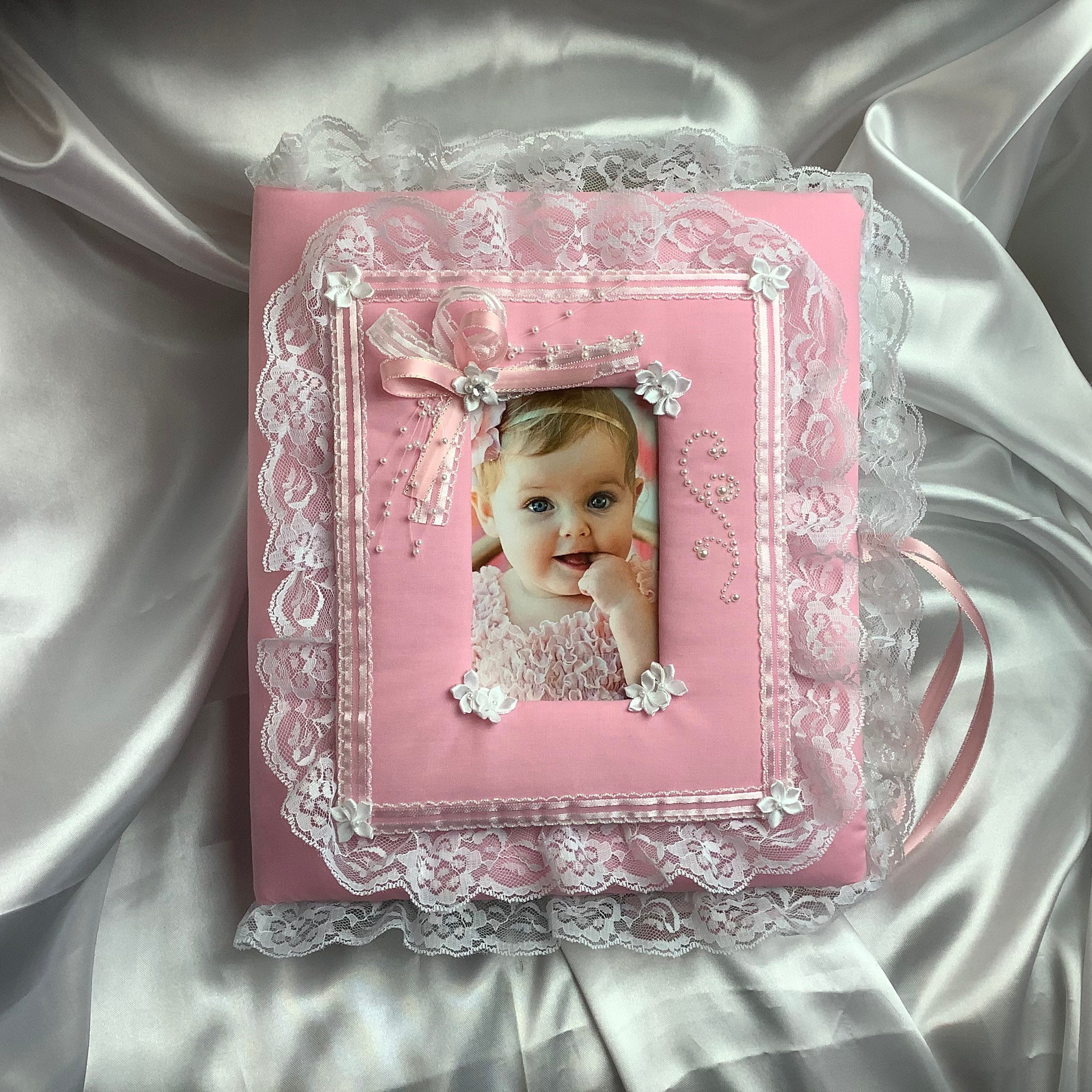 Baby pink scrapbook 12x12 album by Babyprints - Picture Frames, Photo  Albums, Personalized and Engraved Digital Photo Gifts - SendAFrame