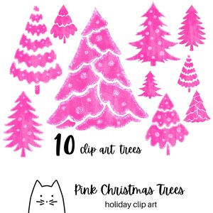 Pink Weihnachten PNG, Weihnachten Clip Art, Sublimation PNG, Helle Weihnachten, Pink Glitzer Weihnachten, Digitaler Download kommerzielle Nutzung