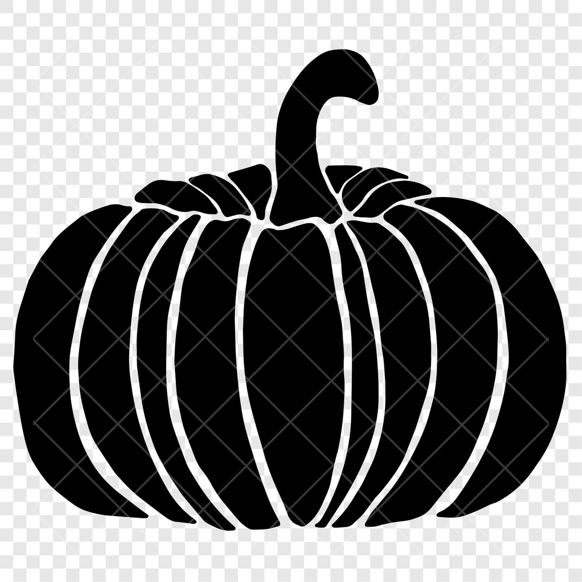 Pumpkin SVG Cut File PNG Clip Art Halloween Fall Thanksgiving | Etsy