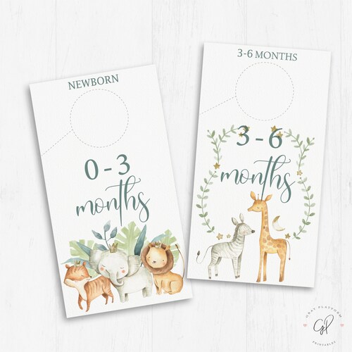 Closet Dividers Printable Nursery Baby Printable Baby Room | Etsy