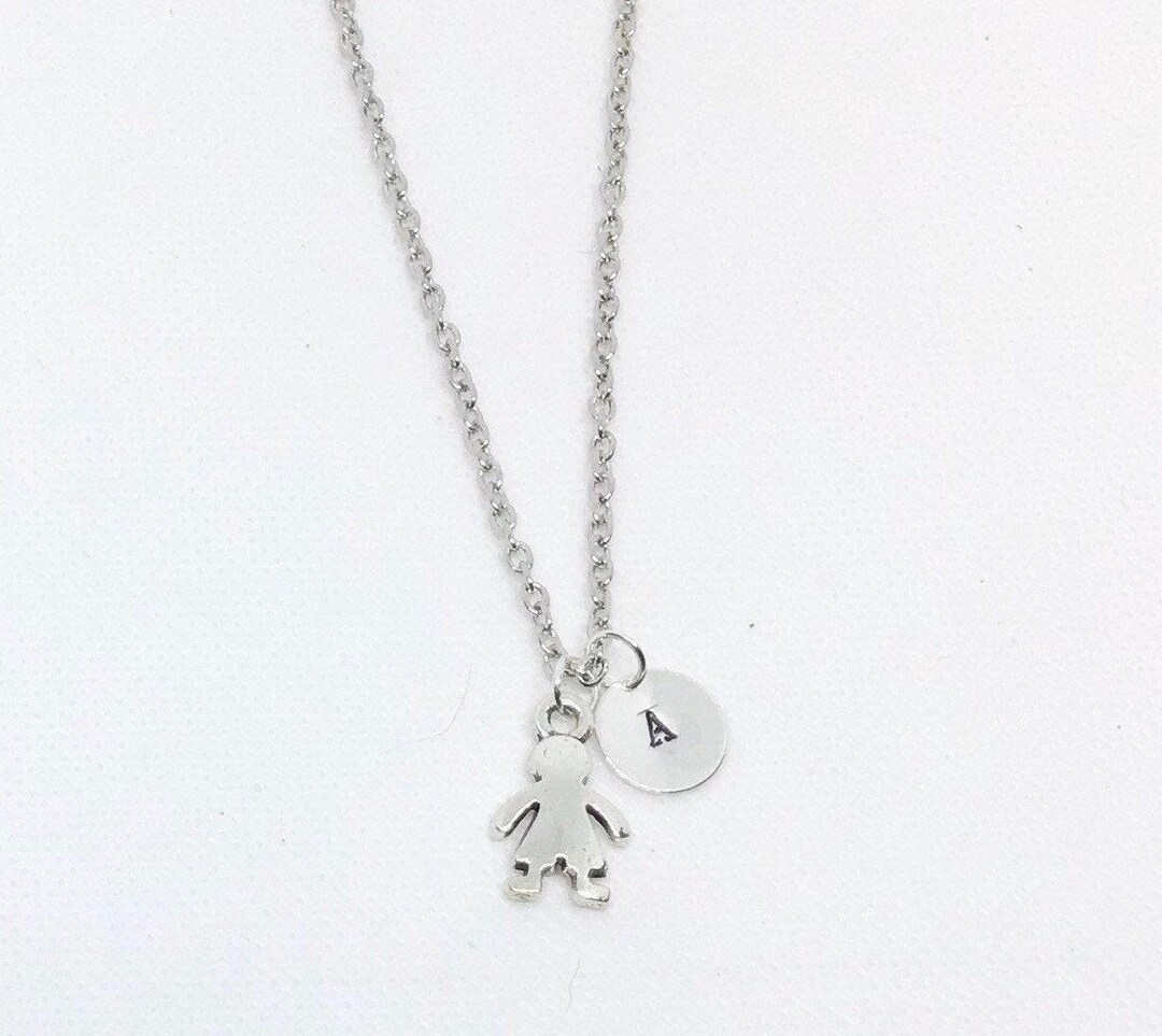 Personalized Little Boy Necklace, Boy Charm Necklace, Mom Gift