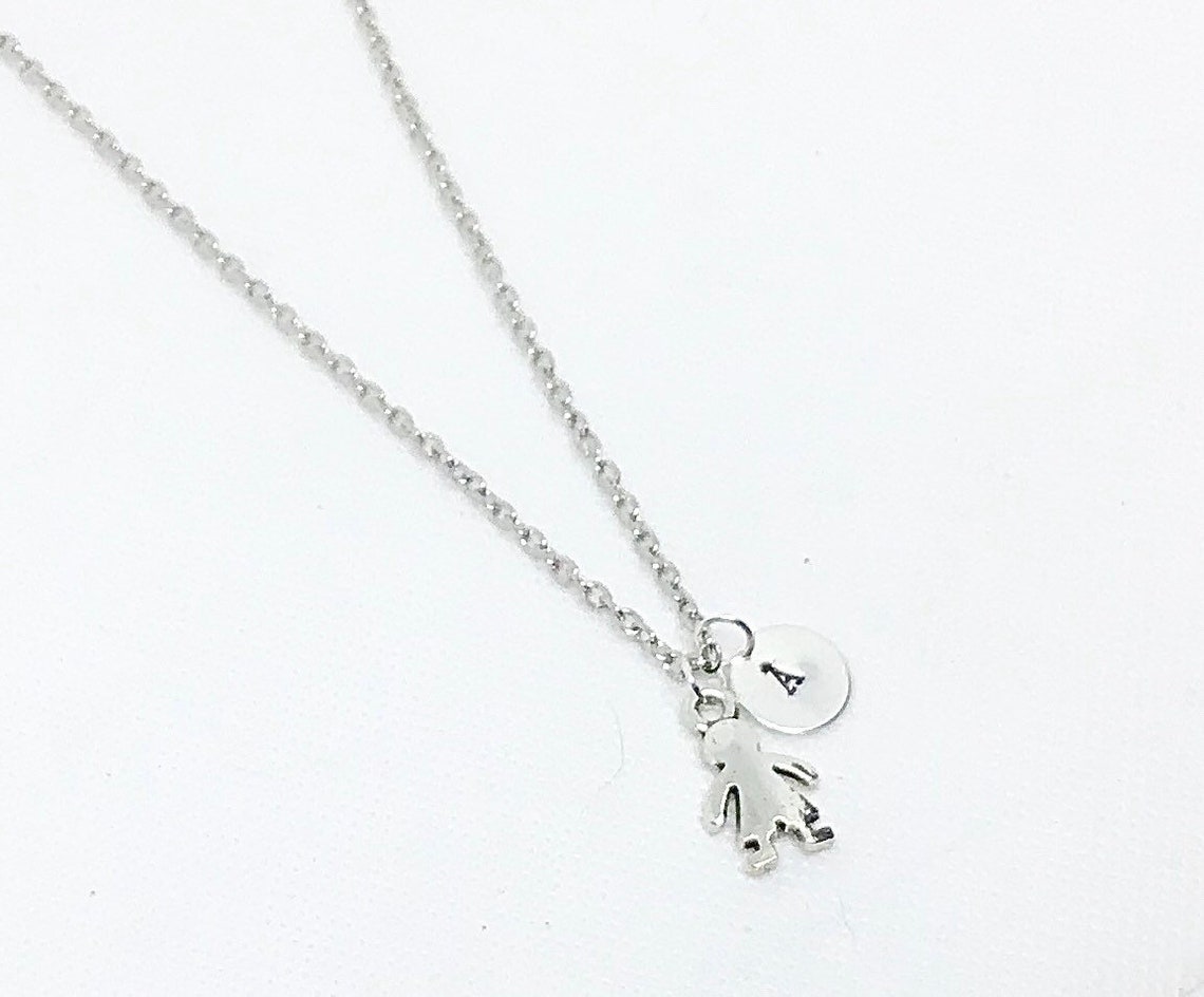 Personalized Little Boy Necklace Boy Charm Necklace Mom Etsy