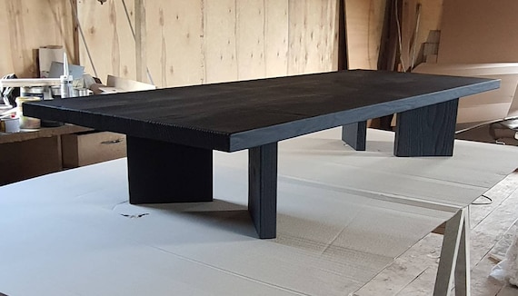 Burned sale coffee table