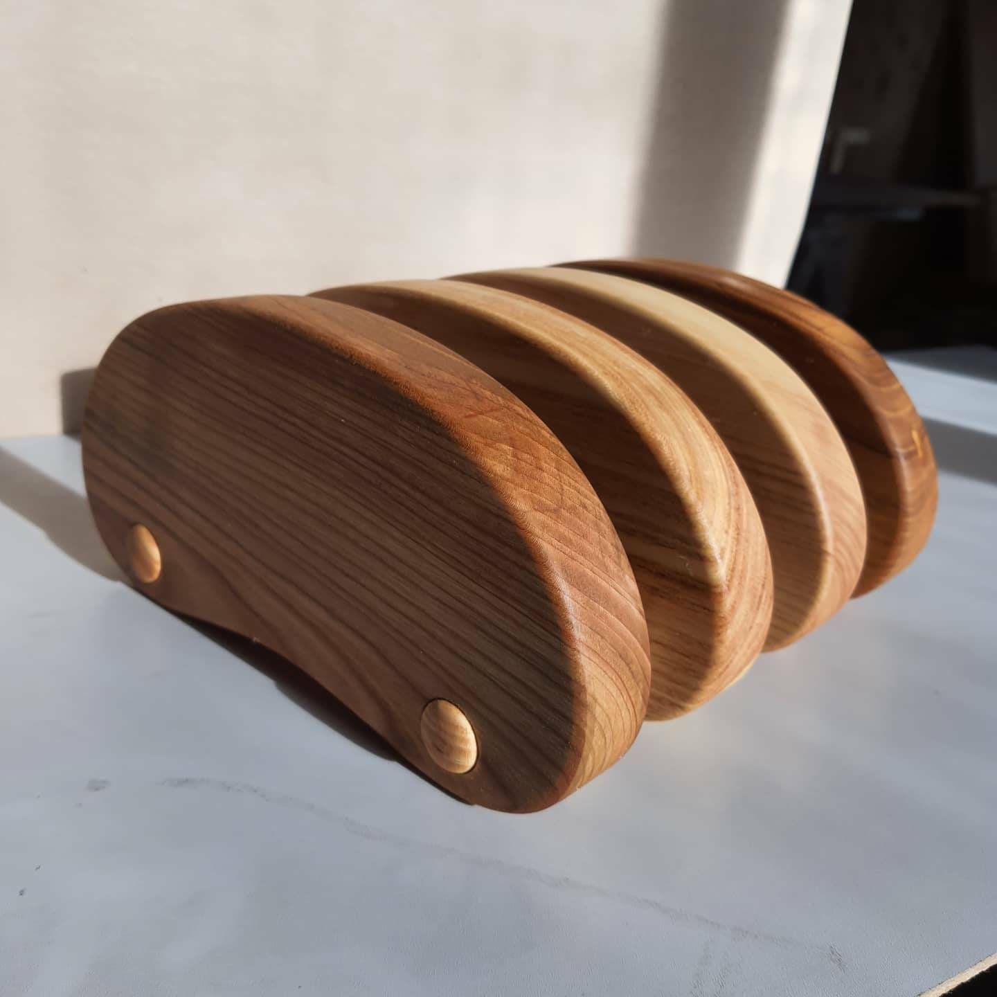 Cutting Board Stand Serving Boards Organizer Kitchen Board Etsy