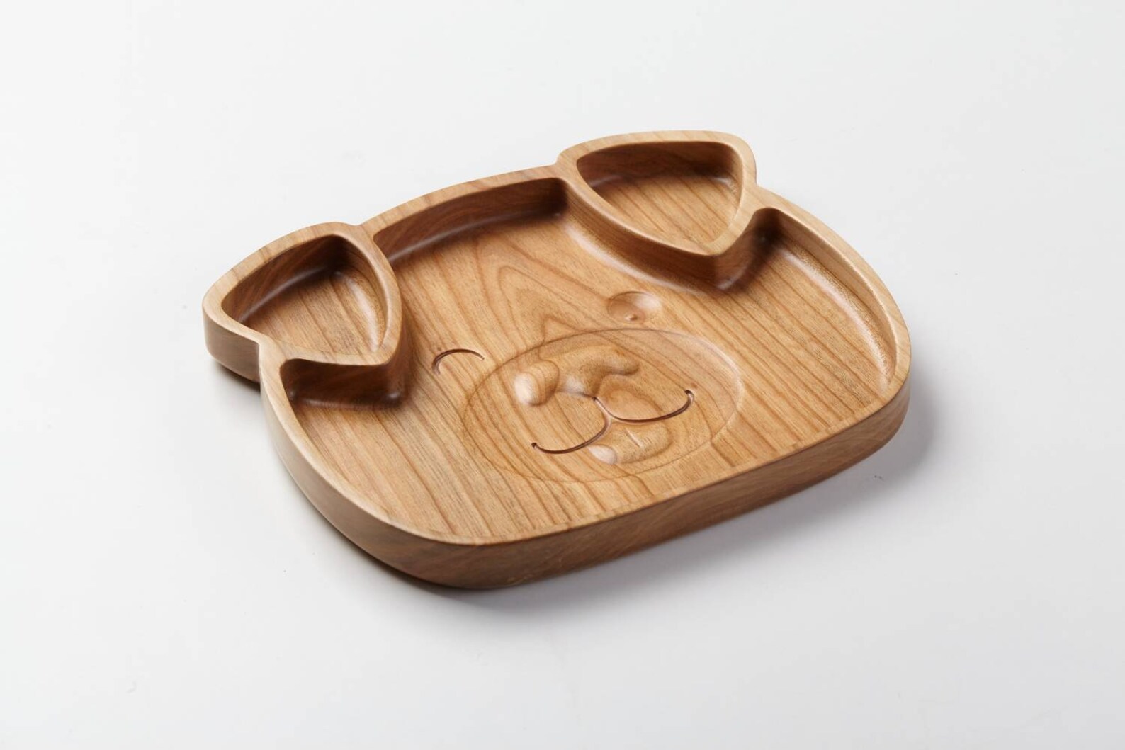 Kids Wooden Plate Animal Discount | Etsy