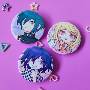 DanganRonpa V3 Button Pin Badges