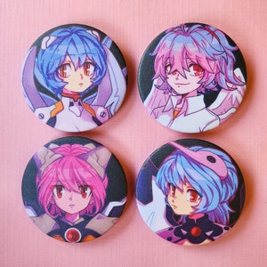 Eva Engel Glitzer Buttons - 56 mm