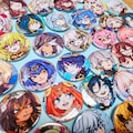 Genshin Impact Buttons / pins / Badges (1.5 inch) product logo