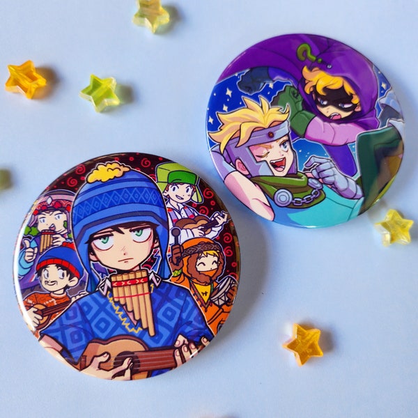 Badges à épingles à gros boutons South Park 56 mm