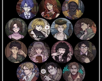 Pines de botón Termina de Miedo y Hambre de 38 mm (1,5 pulgadas)