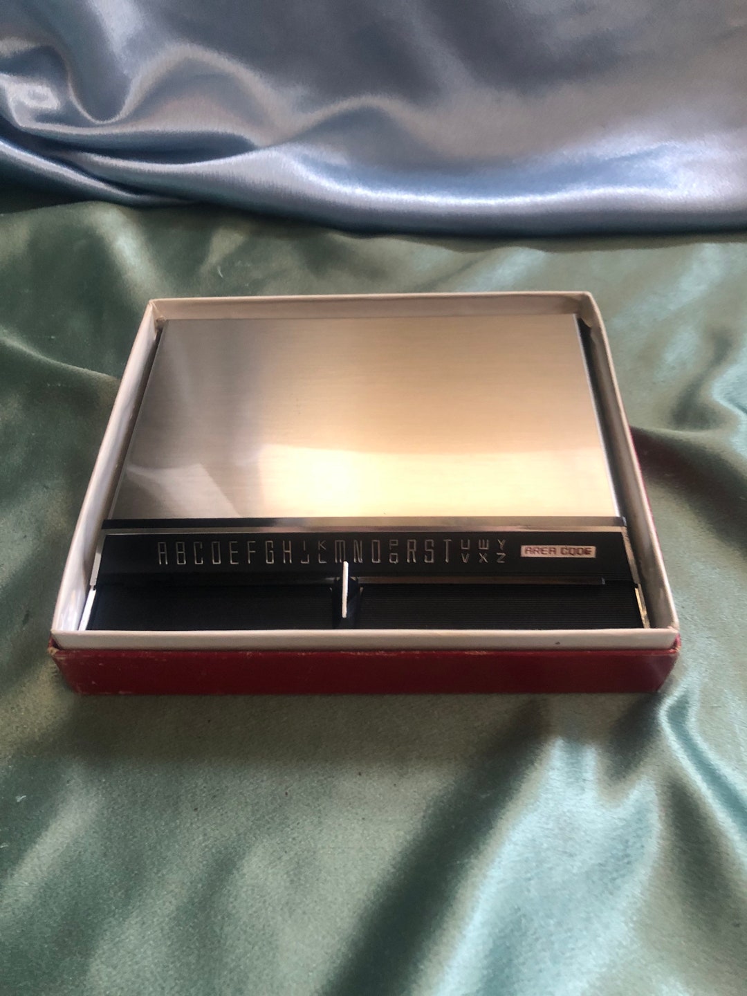 Vintage Index Address Keeper Etsy