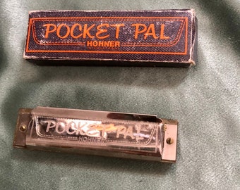 Vintage pocketpal harmonica