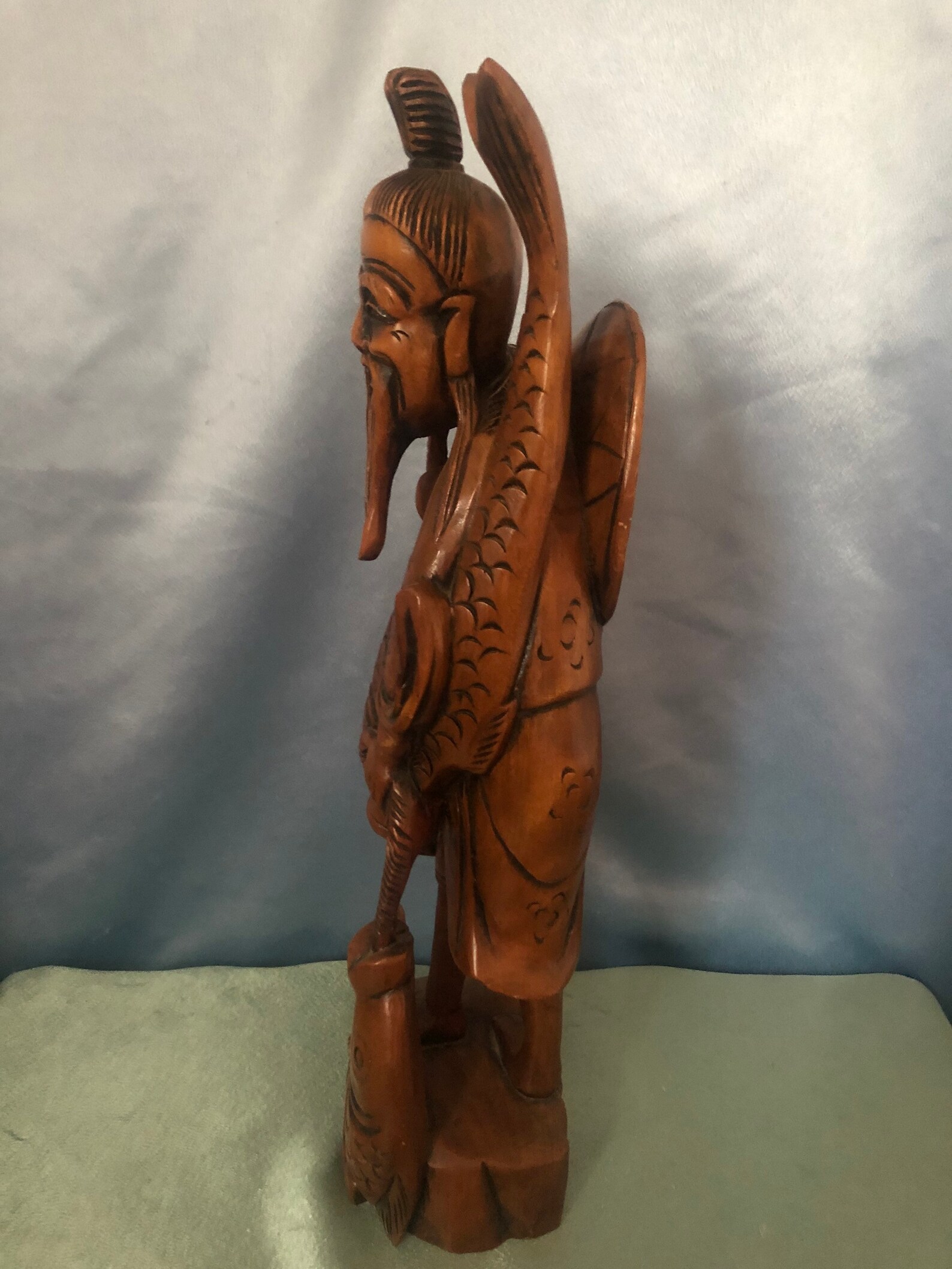 Vintage Chinese wooden carving Etsy