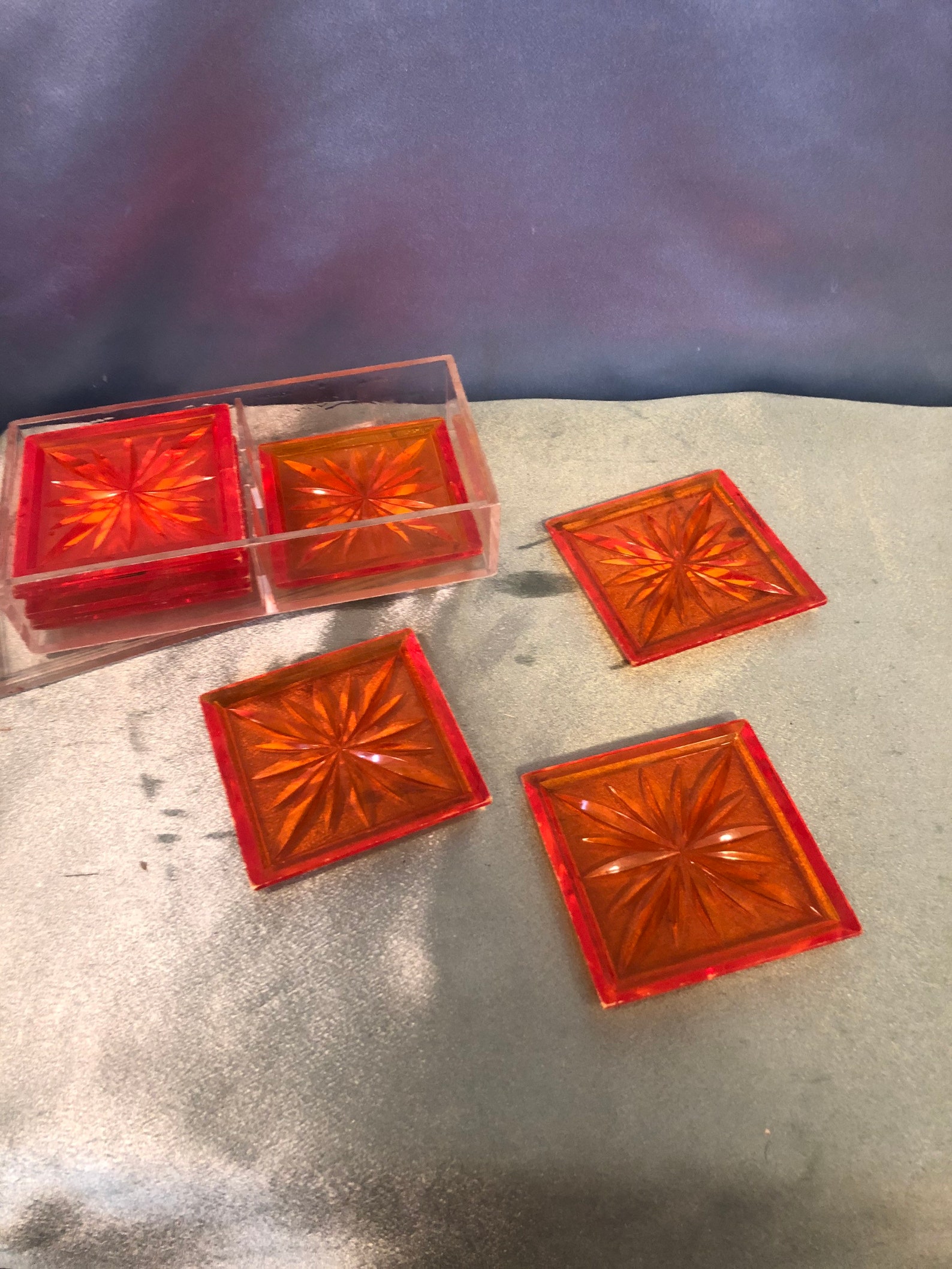 Set of 8 mid century modern coasters Etsy