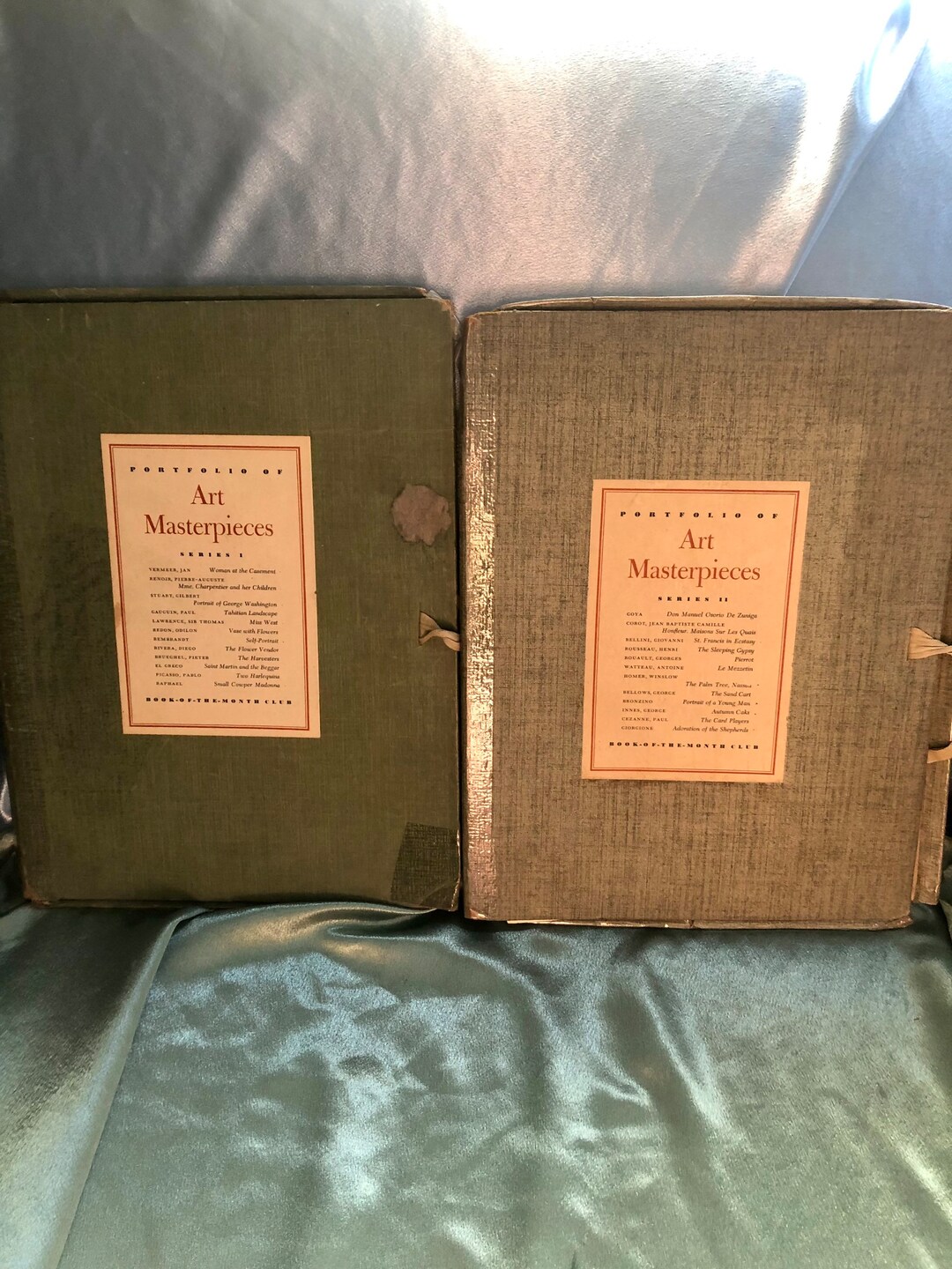 1940s Portfolios of Art Masterpieces, Book of the Month Club Etsy