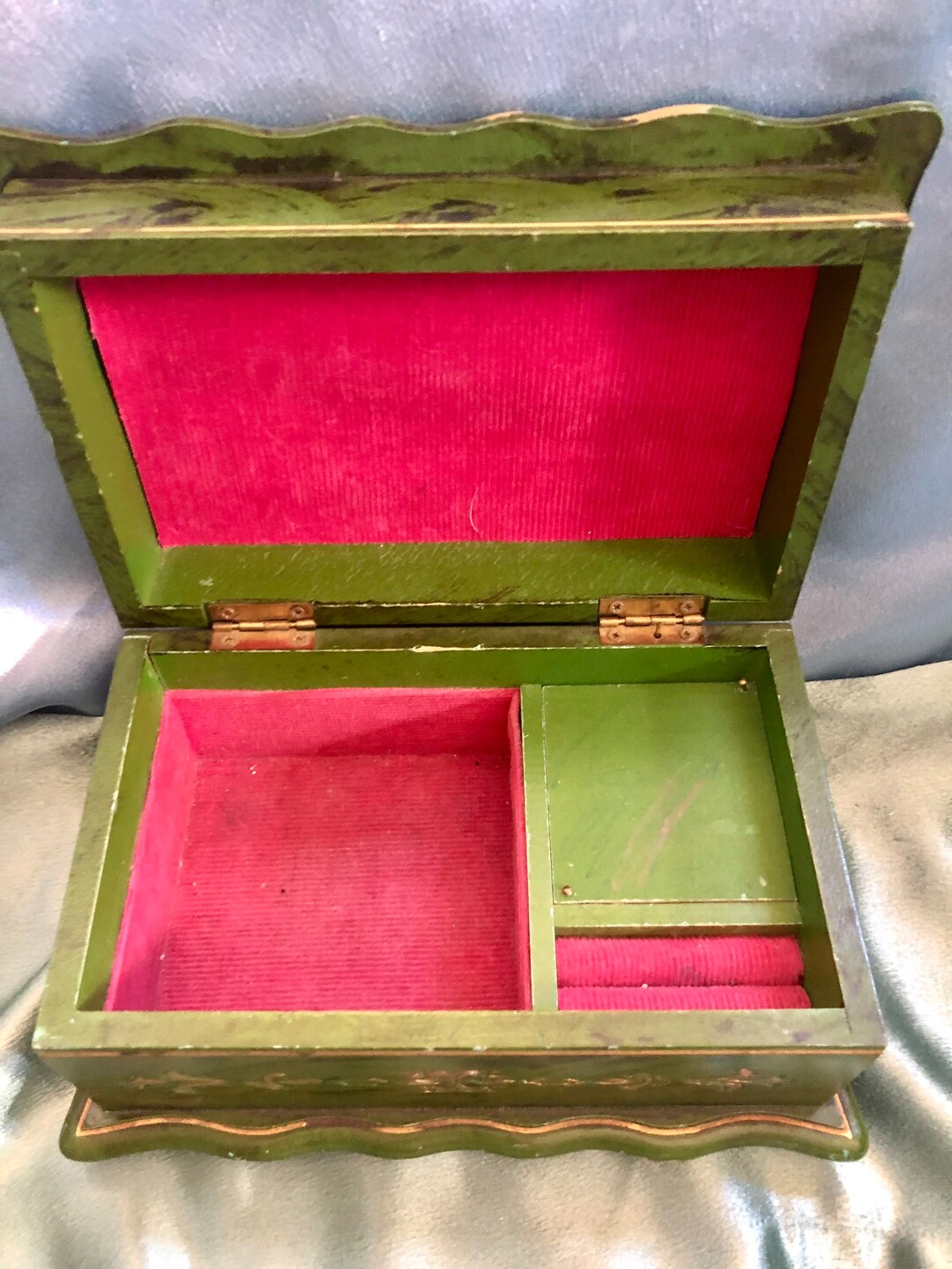 Vintage Musical Jewelry Box Plays Laras Theme Etsy