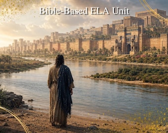 Mini-unidad del capítulo 3 de Jonás ~ Recurso curricular cristiano para la educación en el hogar ~ Arrepentimiento, ayuno y misericordia ~ Mini-unidad de 3 días de Lengua y Literatura para los grados 6-8 ~ Biblia