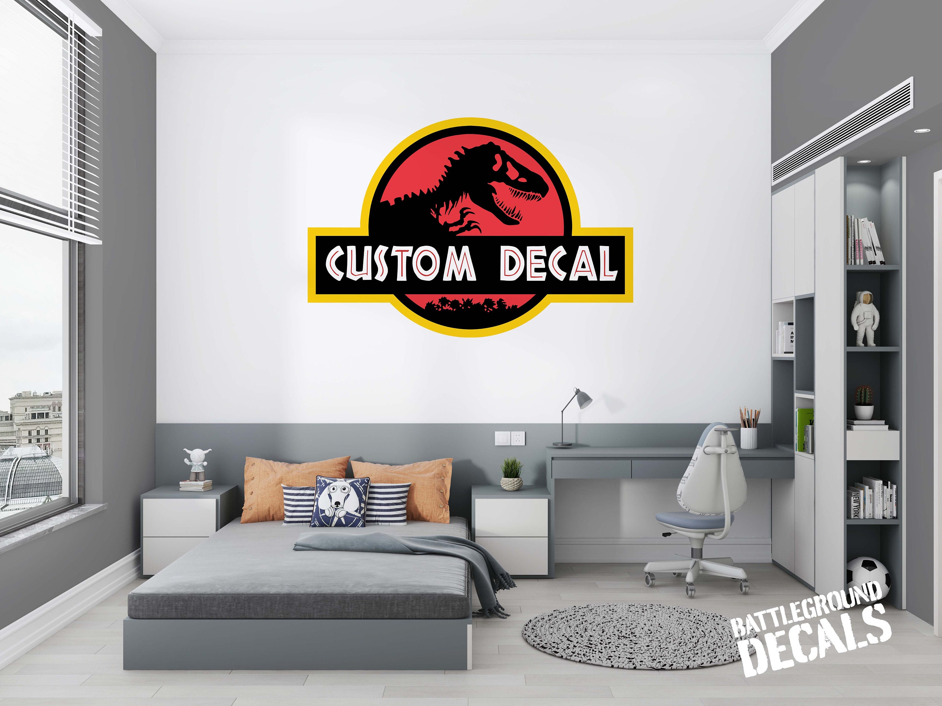 Jurassic Sign Personalized With Name Dinosaur Park Full Color Printed ...