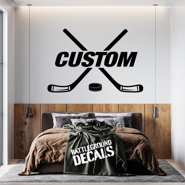 Hockey Decal Etsy
