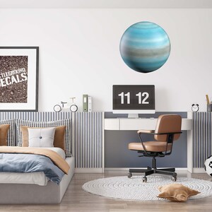Neptune - Full Color Printed Wall Graphics - Outer Space Planet Wall Decal