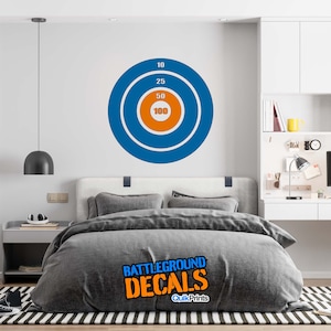 Foam Dart Target - Custom Full Color Wall Decal