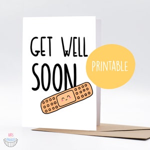 MEJORATE PRONTO linda tarjeta de felicitación, siéntete bien tarjeta