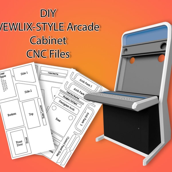 DIY Vewlix-Style Arcade Cabinet CNC Files