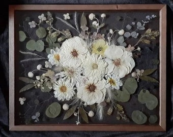 Bouquet Preservation / Flower Preservation Frame / Dried Flower Resin Art & Decor / Deposit / Gift Certificate / Charleston, SC