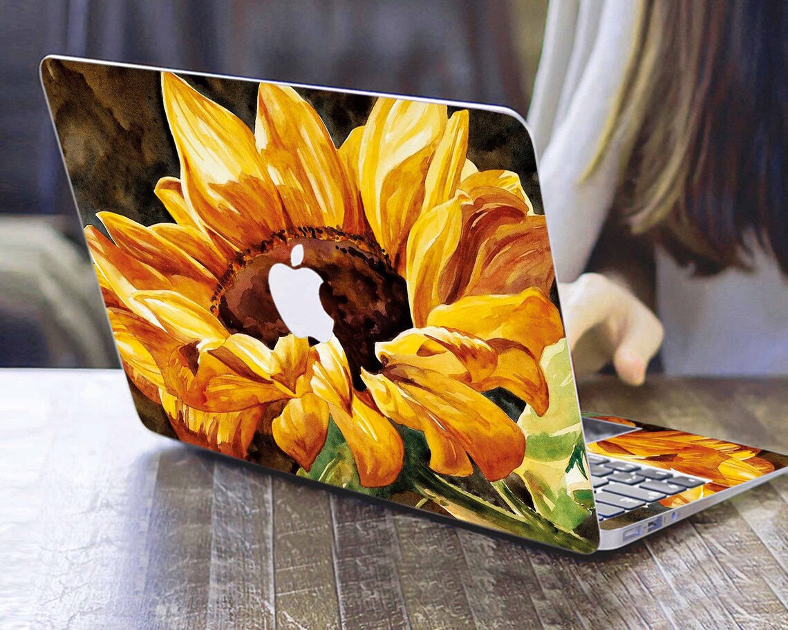 Sunflowers Macbook Laptop Cover Macbook A1466 Mac Air 11 Skin Etsy