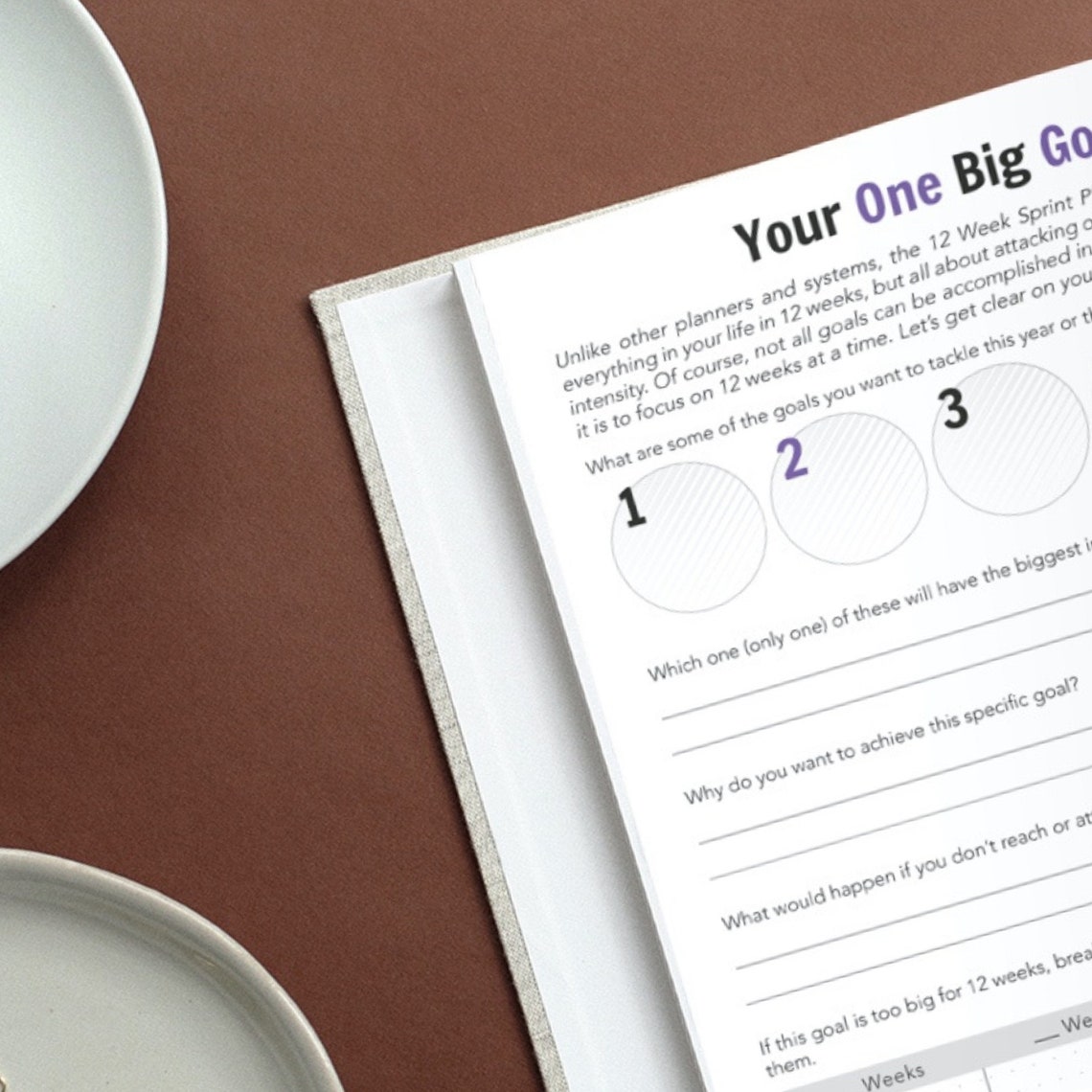 12 Week Sprint Planner 110 Page Printable Planner Goal Etsy