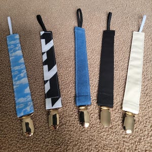 Clips Pacificer para portabebés Artipoppe, clips para chupete, clips dorados, elegantes, a juego, hechos a mano, australianos.