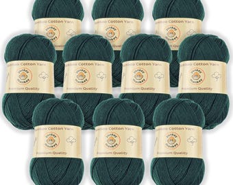 Juego de lanas "Army Green 9059" de Yonkey Monkey (paquete de 10)