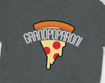 Grandpoparoni Shirt, Grandfather Tee, Funny Dad Present, Father's Day T-Shirt Gift, Step-dad Shirt, Funny Grandpa tshirt Funny Gifts for Dad