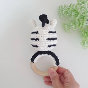 Crochet Baby Rattle _ Zebra (pattern + Pictorial) - Etsy