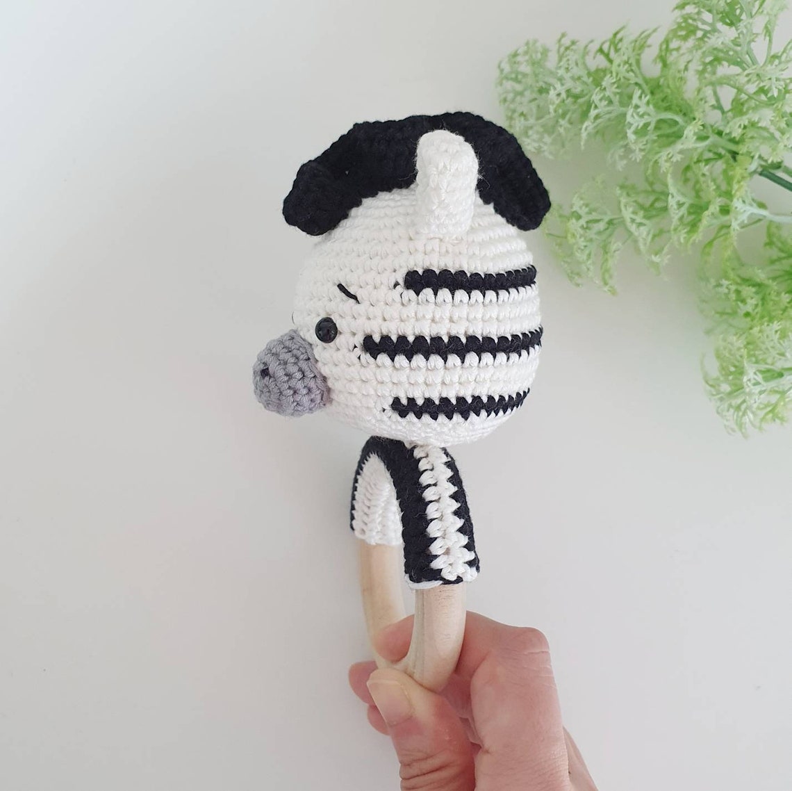 Crochet Baby Rattle _ Zebra (pattern + Pictorial) - Etsy
