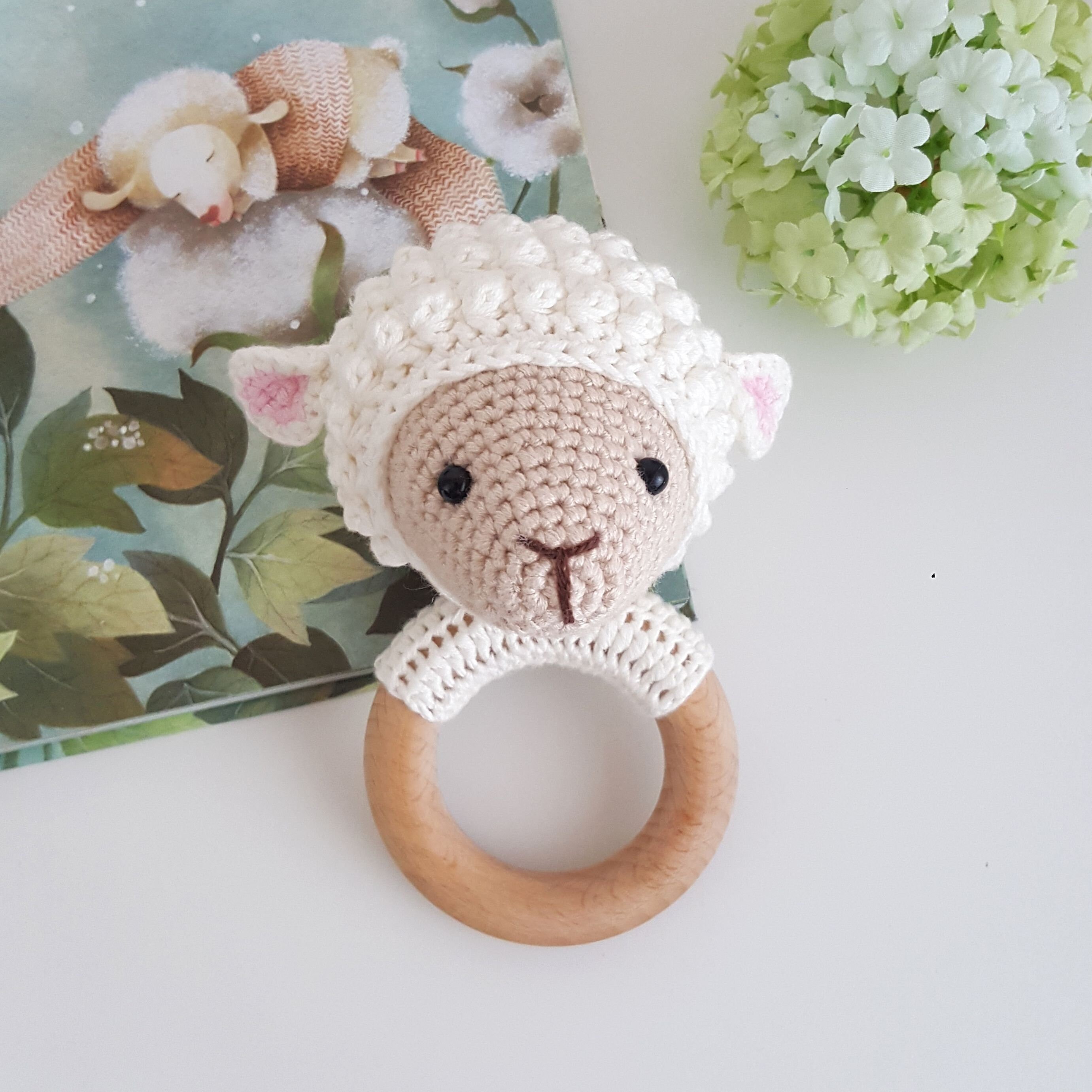 Crochet Baby DollBaby Rattle _ Sheep Pattern Pictorial Etsy
