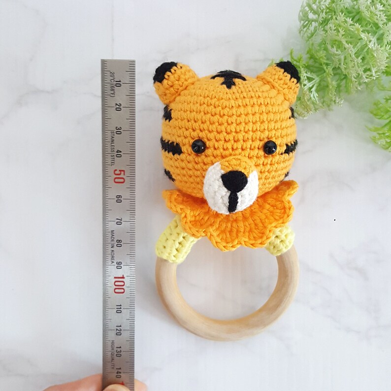 Crochet Baby Rattle, Plush Toy _ Tiger (pattern + Pictorial) - Etsy