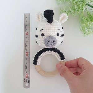 Crochet Baby Rattle _ Zebra (pattern + Pictorial) - Etsy