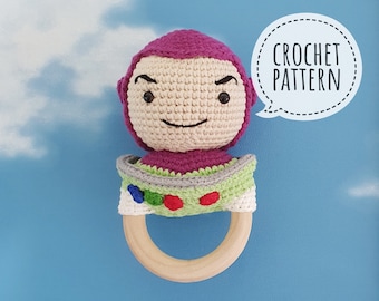 Crochet Baby Rattle(Pattern + Pictorial)