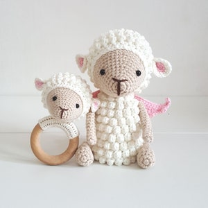 Crochet Baby Doll+Baby Rattle_Sheep (Pattern + Pictorial)