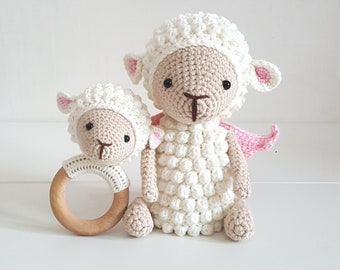 Crochet Baby Doll+Baby Rattle_Sheep (Pattern + Pictorial)