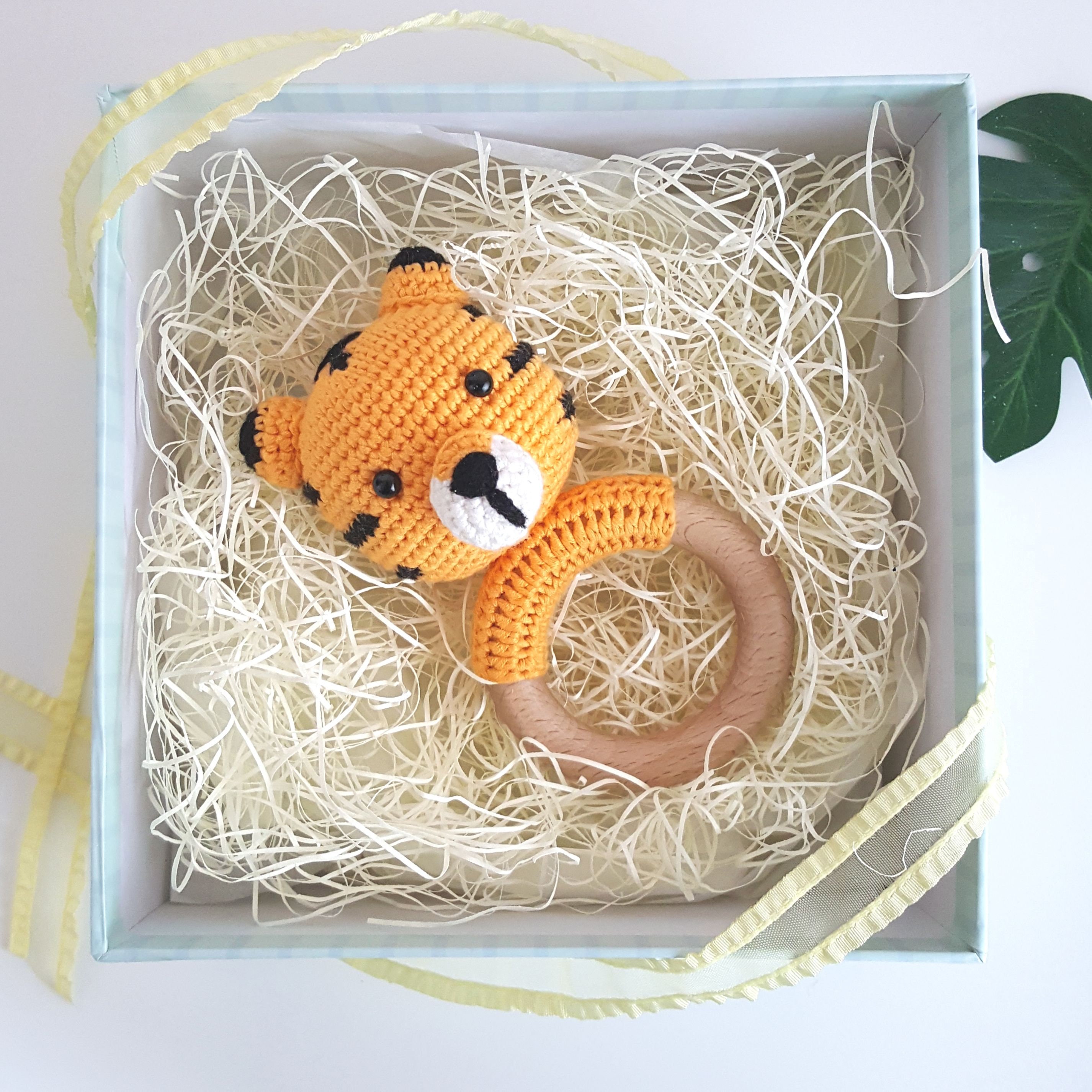 Crochet Baby Rattle, Plush Toy _ Tiger (pattern + Pictorial) - Etsy