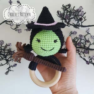 Crochet Baby Rattle_Witch (Pattern + Pictorial)