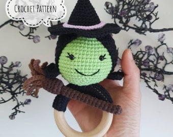 Crochet Baby Rattle_Witch (Pattern + Pictorial)