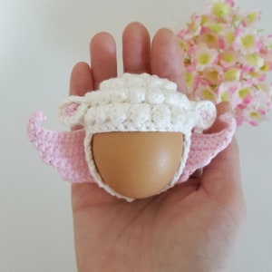Crochet Easter Egg, Baby Doll _ Sheep (Pattern + Pictorial)